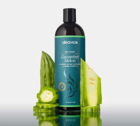 Aleavia Body Cleanse cucumber melon scent close-up