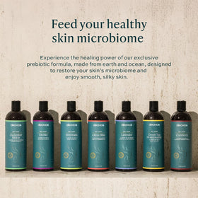 Aleavia Citrus Bliss Body Cleanse in a bathroom setting