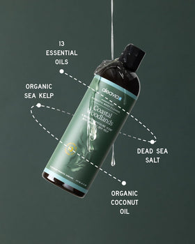 Aleavia Coastal Woodlands Men's Body Cleanse organic ingredients close-up