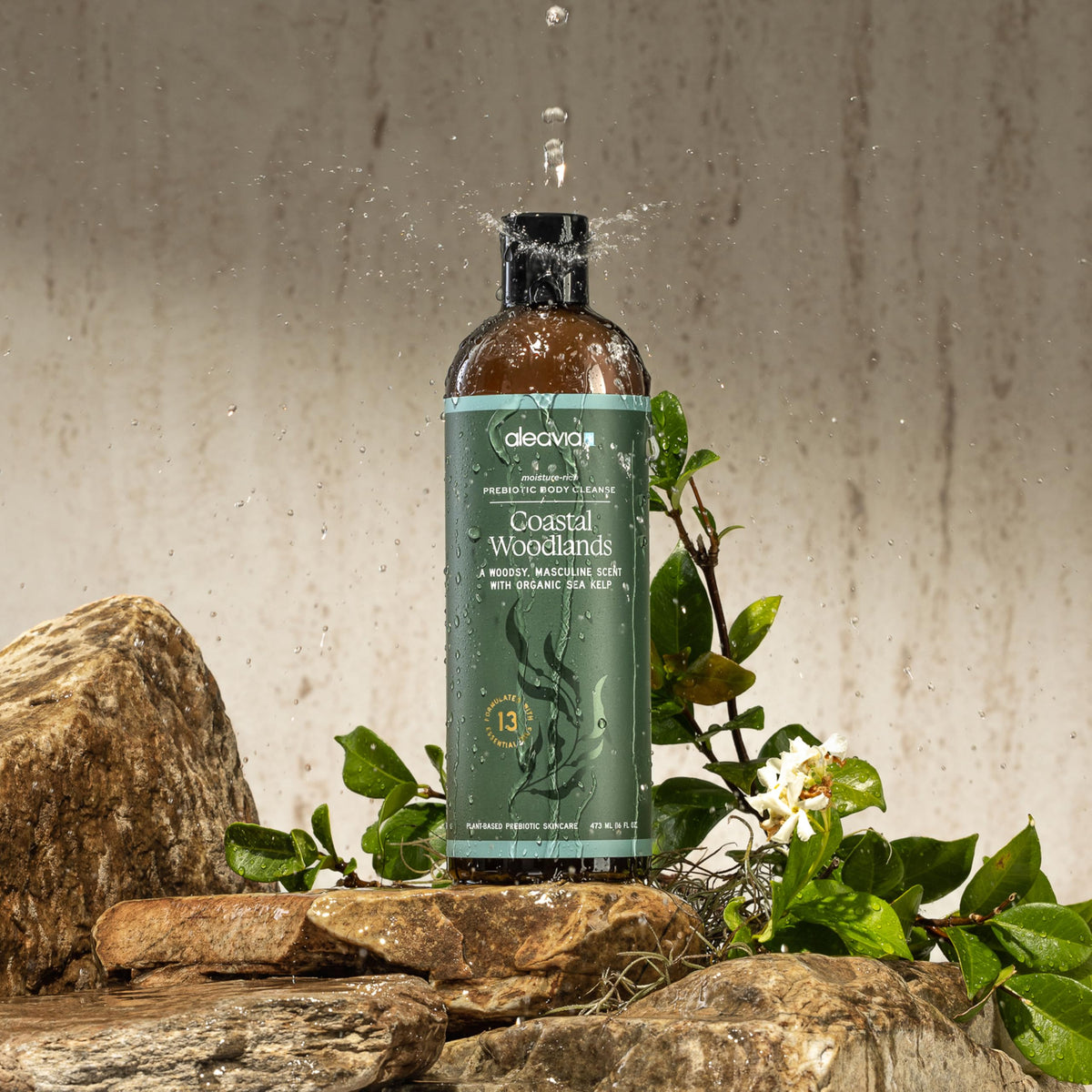 Aleavia Coastal Woodlands Men's Body Cleanse with essential oils