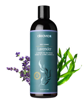 Aleavia Lavender Body Cleanse 16 Oz front view