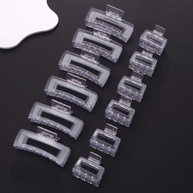 Alemaky claw clips in various hair types