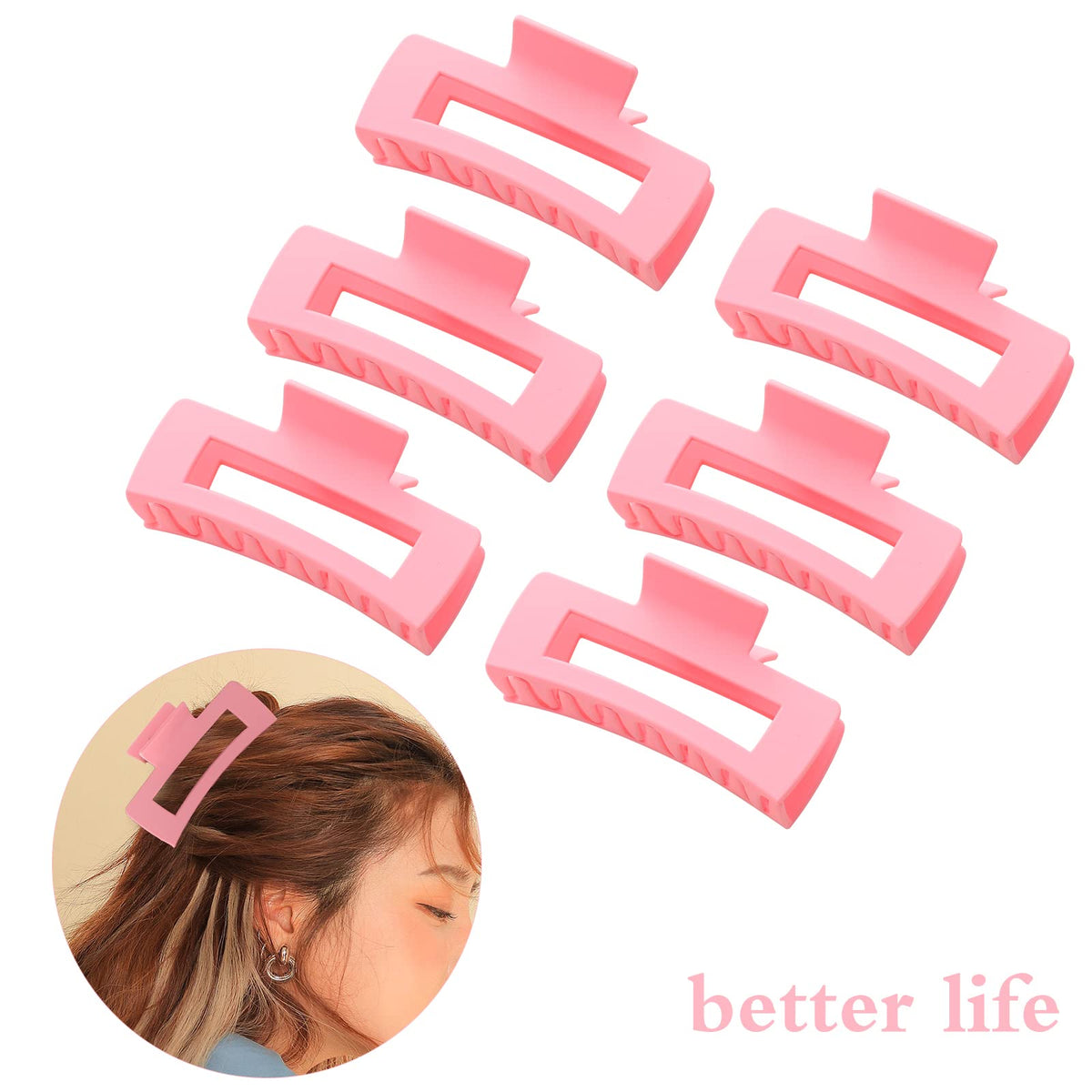 Alemaky clips holding thick hair securely