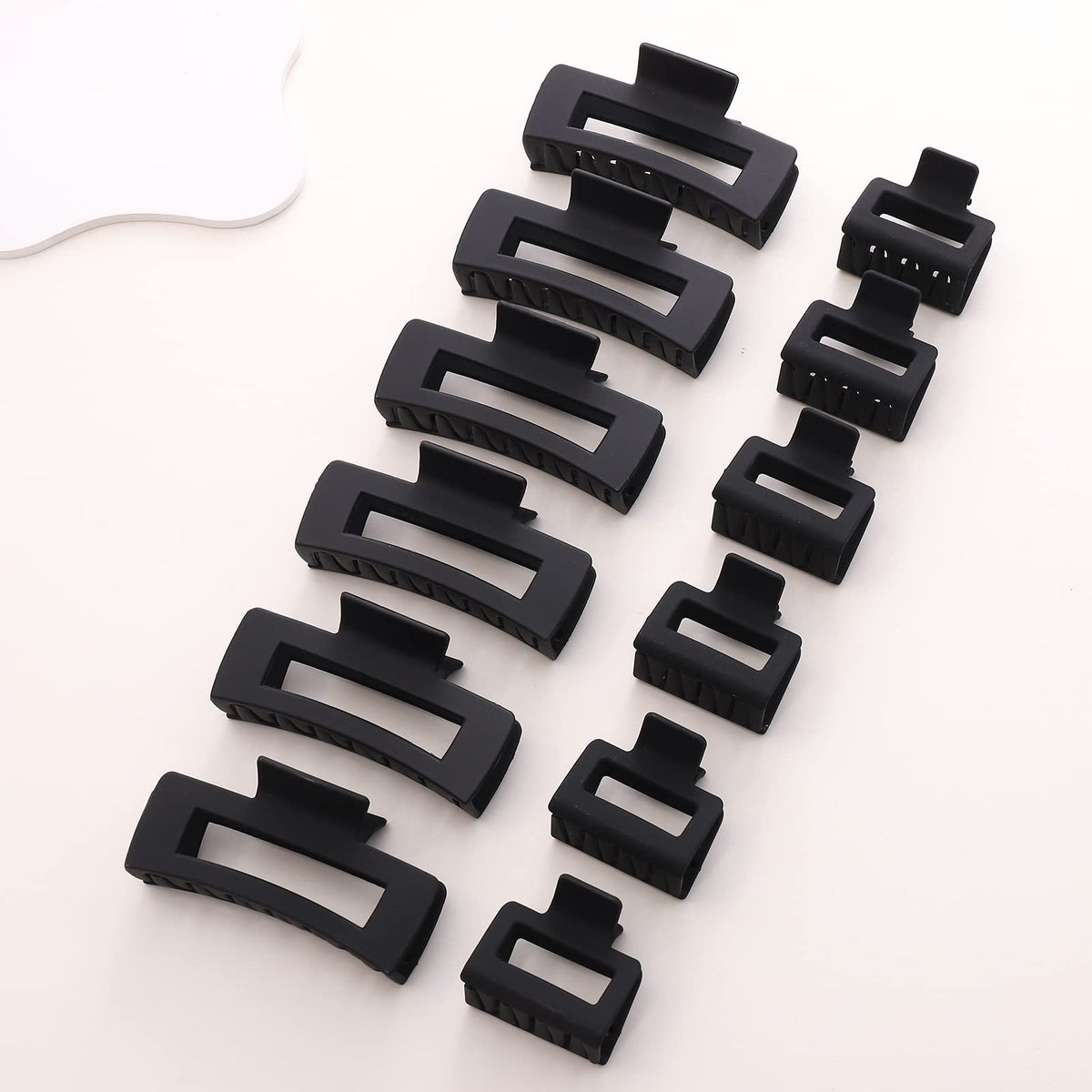 Alemaky hair clips showing non-slip matte finish