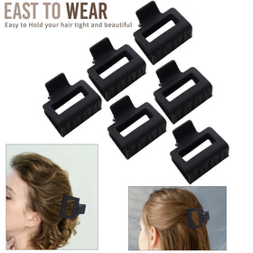Alemaky medium hair claw clip holding fine hair