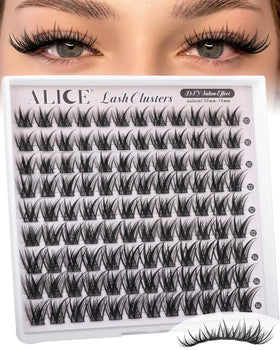 ALICE Lash Clusters 10-14mm front view in packaging