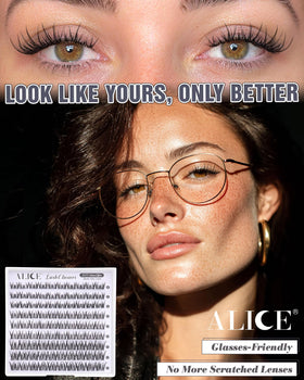 ALICE Lash Clusters in packaging displaying various lengths