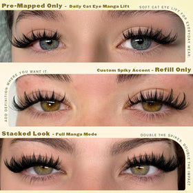 ALICE Lash Clusters on model showcasing natural look