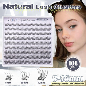 ALICE lash clusters showing individual wispy lashes