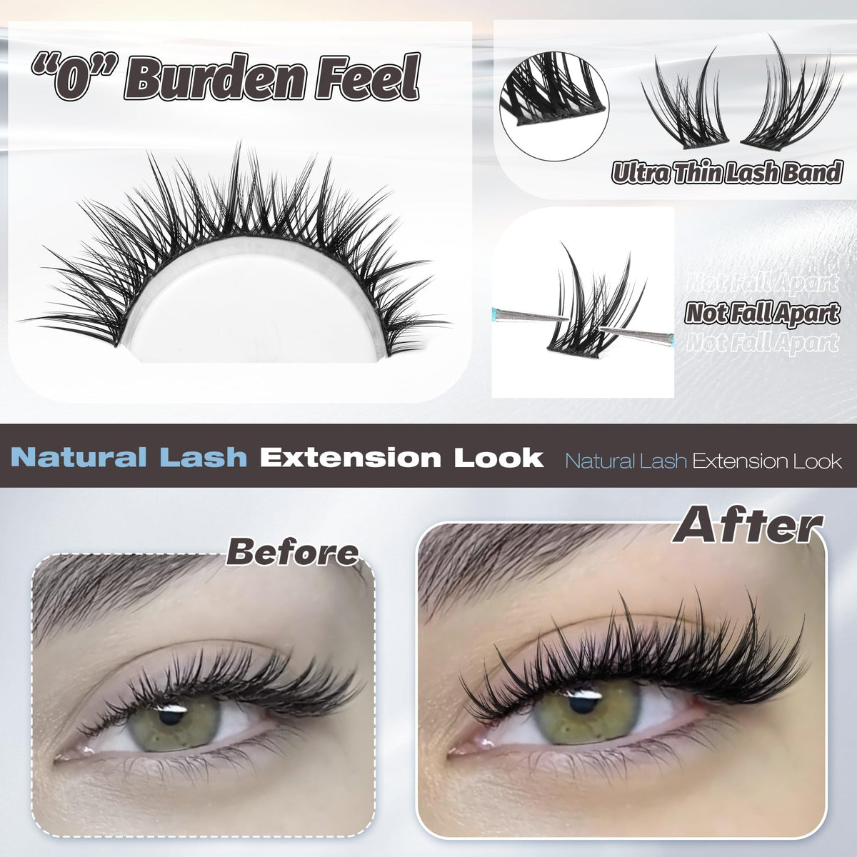 ALICE Lash Clusters thin band detail