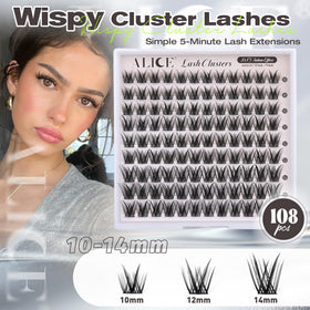 ALICE Lash Clusters wispy texture close-up