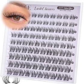 ALICE Natural Short Lash Clusters showing 8-12mm length