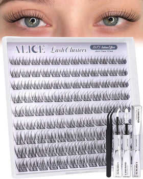 ALICE Short Lash Clusters Kit with multiple lash lengths