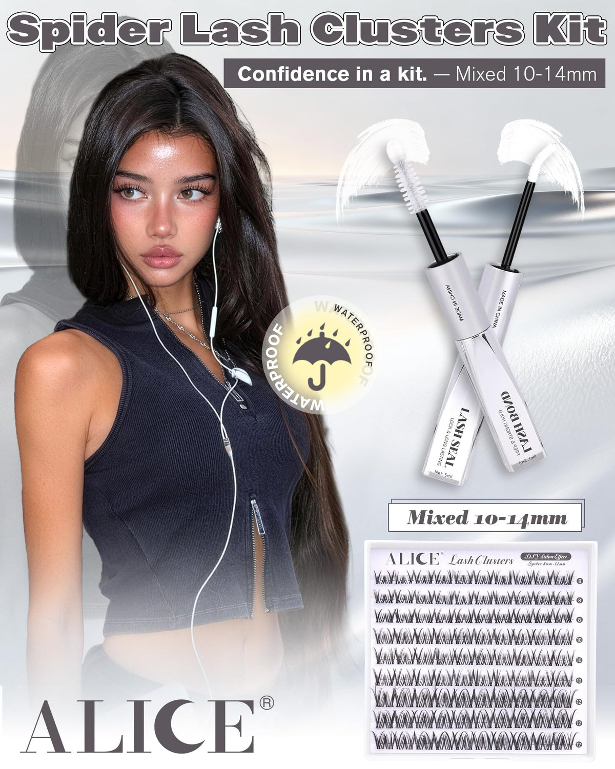 ALICE Spider Lash Clusters Kit packaging front view