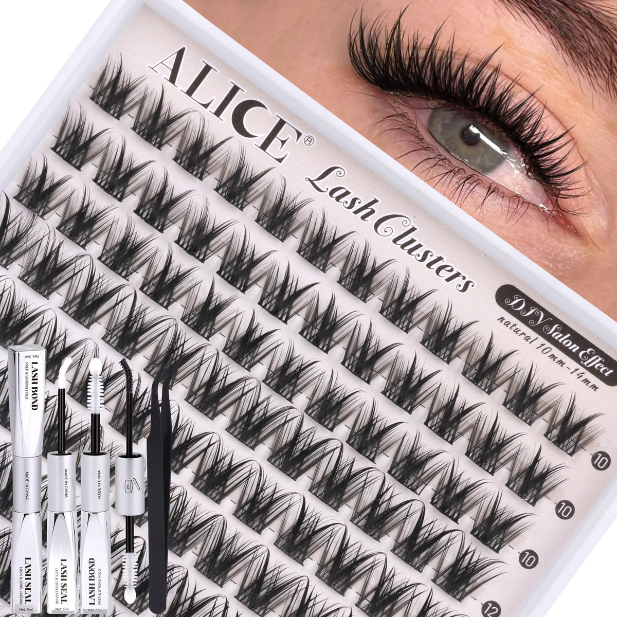 ALICE Wispy Lash Clusters Kit packaging front view