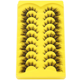 ALICROWN Cat Eye False Eyelashes being applied on model