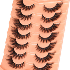 ALICROWN False Eyelashes close-up of fluffy texture