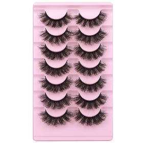 ALICROWN HAIR 20MM false eyelashes in use