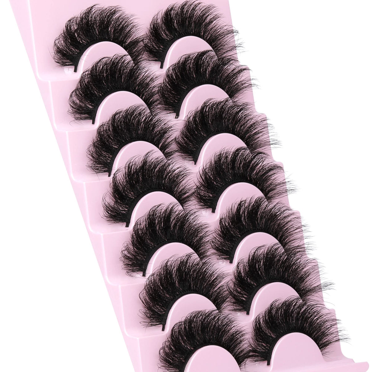 ALICROWN HAIR 20MM false eyelashes on model