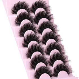 ALICROWN HAIR 20MM false eyelashes on model