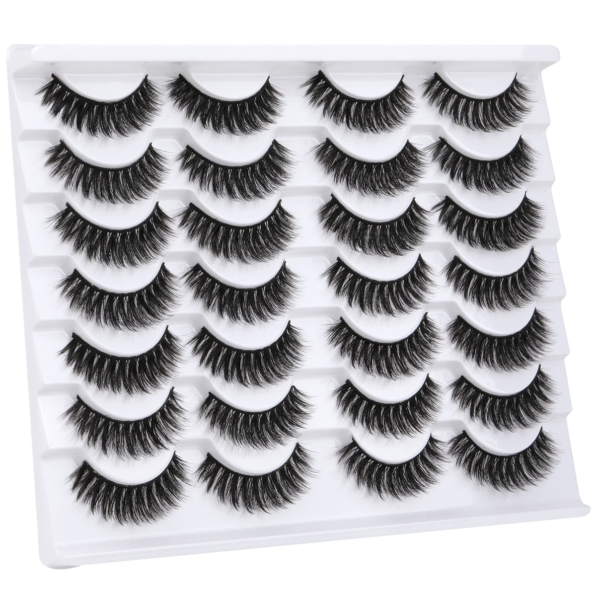ALICROWN HAIR Short False Eyelashes in hand for scale