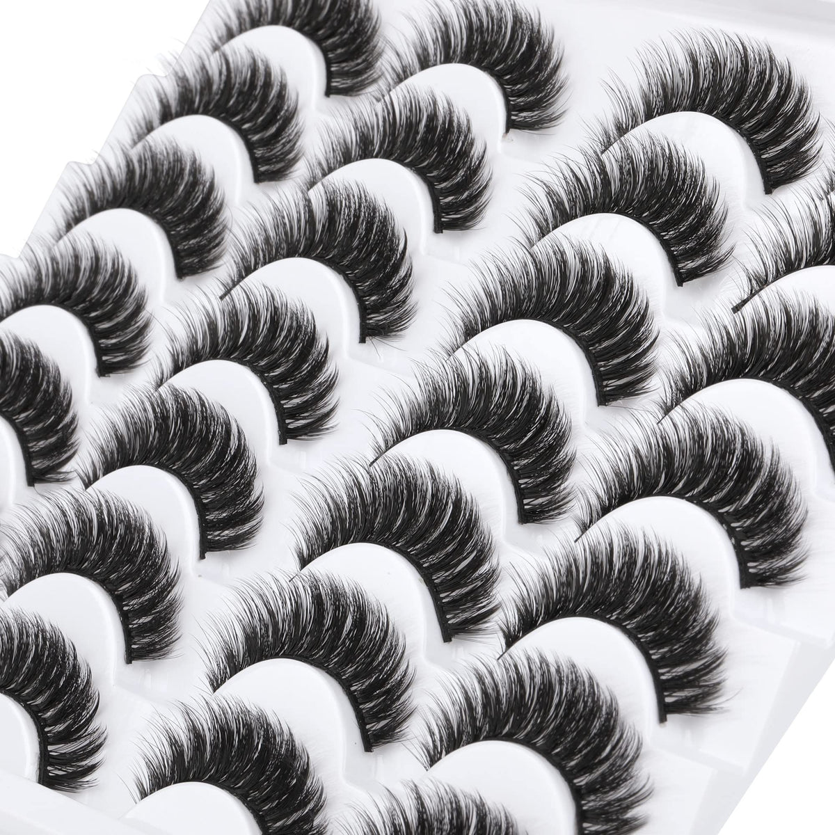 ALICROWN HAIR Short False Eyelashes with applicator tool