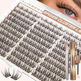 ALICROWN HAIR Spider Lash Clusters Kit packaging front view