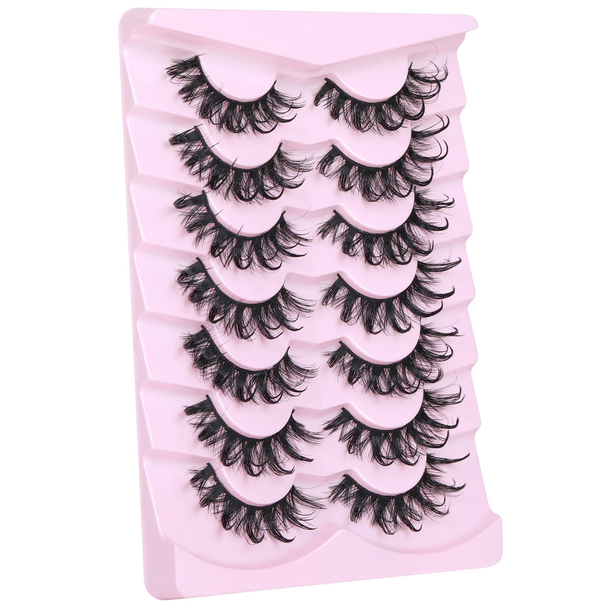 ALICROWN Wispy False Eyelashes Cat Eye Style lifestyle shot