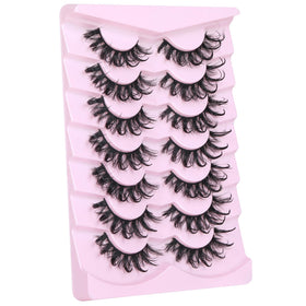 ALICROWN Wispy False Eyelashes Cat Eye Style lifestyle shot