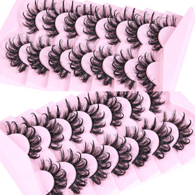 ALICROWN Wispy False Eyelashes close-up