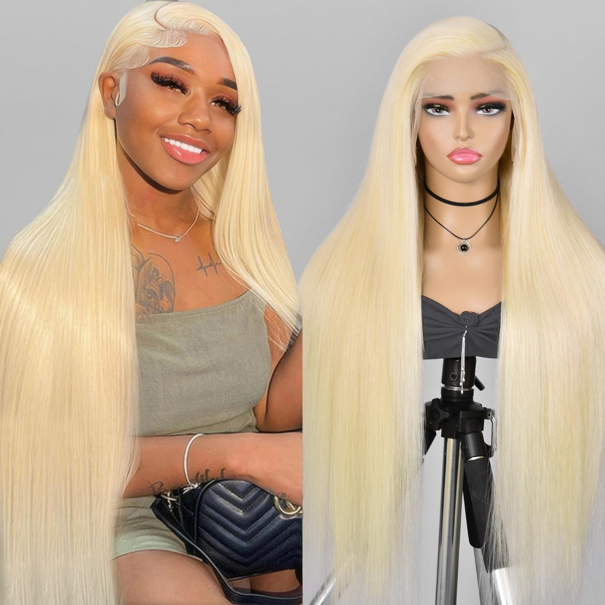 Alididi 30-Inch 613 Lace Front Wig front view