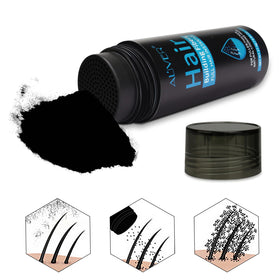 ALIVER Hair Fibers before and after application