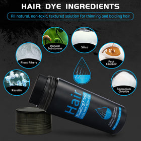 ALIVER Hair Fibers on a bathroom counter