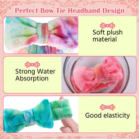 All 6 colours of WSYUB Skincare Headband displayed together