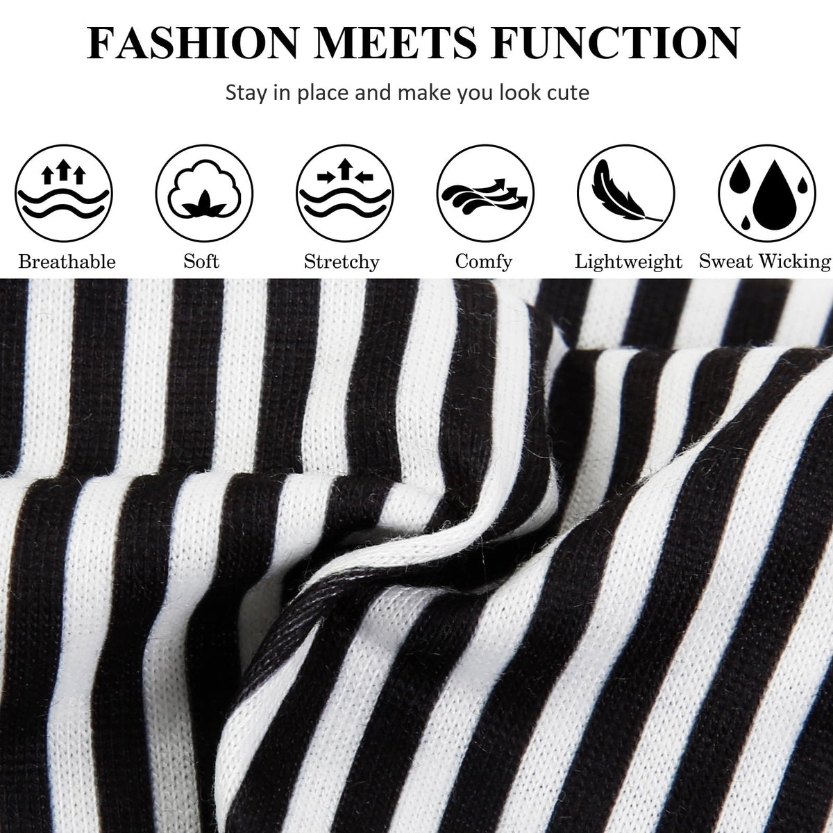 All 6 TERSE Stripe Headbands displayed together