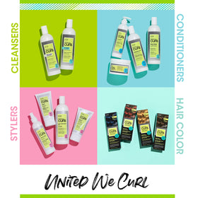 ALL ABOUT CURLS Bouncy Cream in a bathroom setting