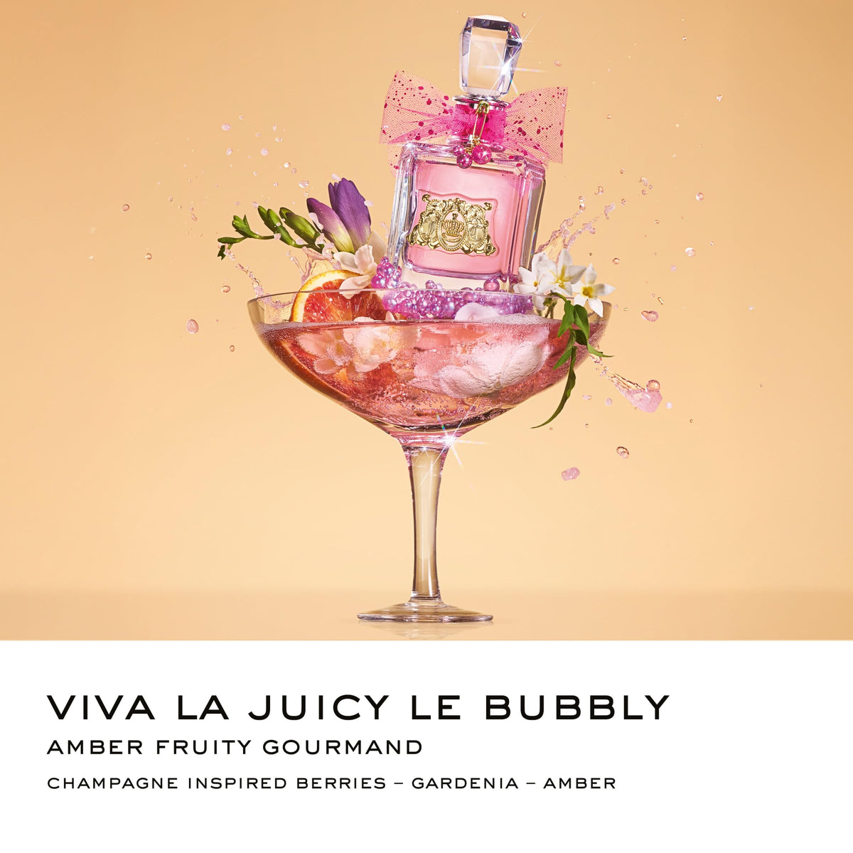 All four fragrances from Juicy Couture gift set displayed together