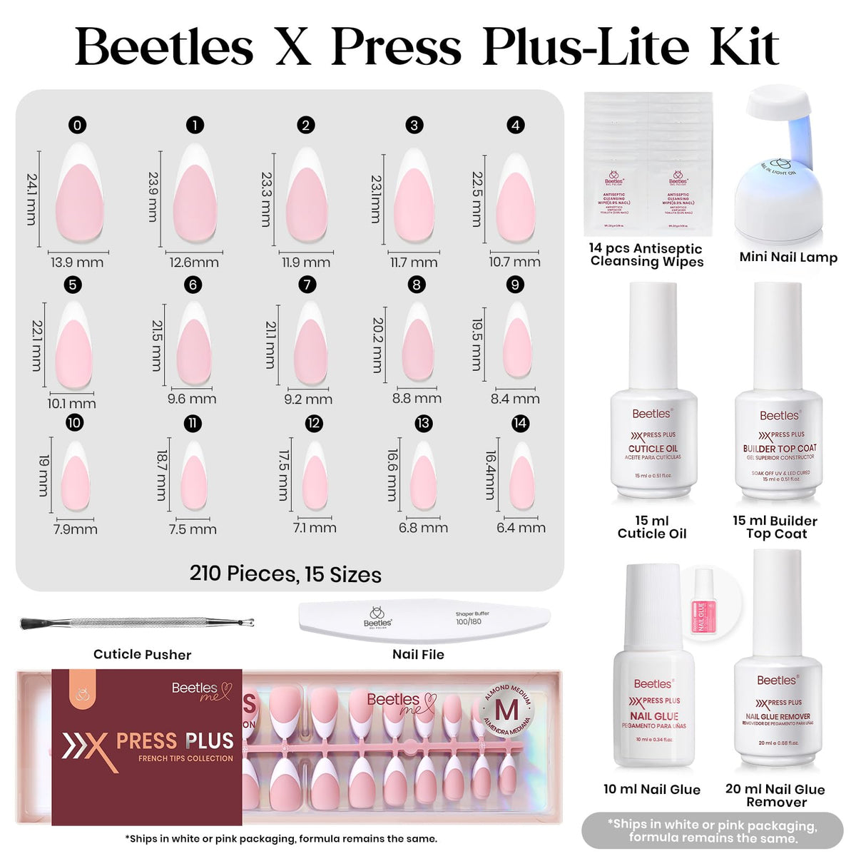 All-in-one beetles nail kit displayed on a table