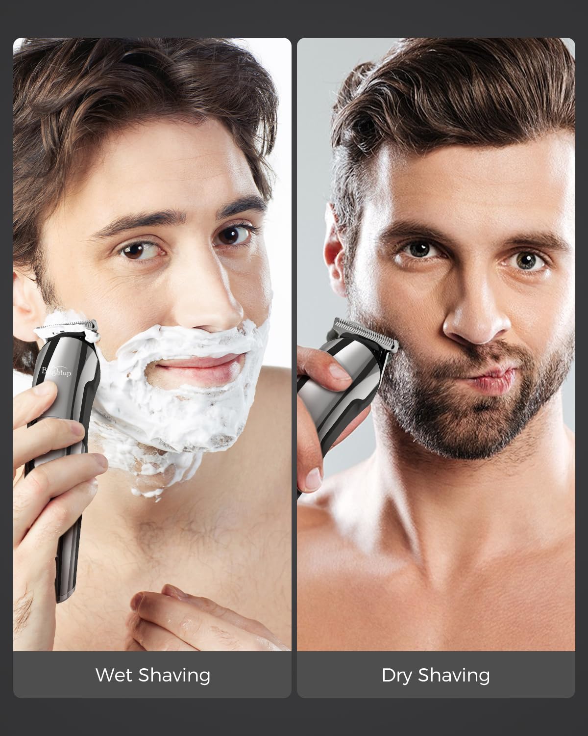 All-in-one grooming kit with various trimmer heads