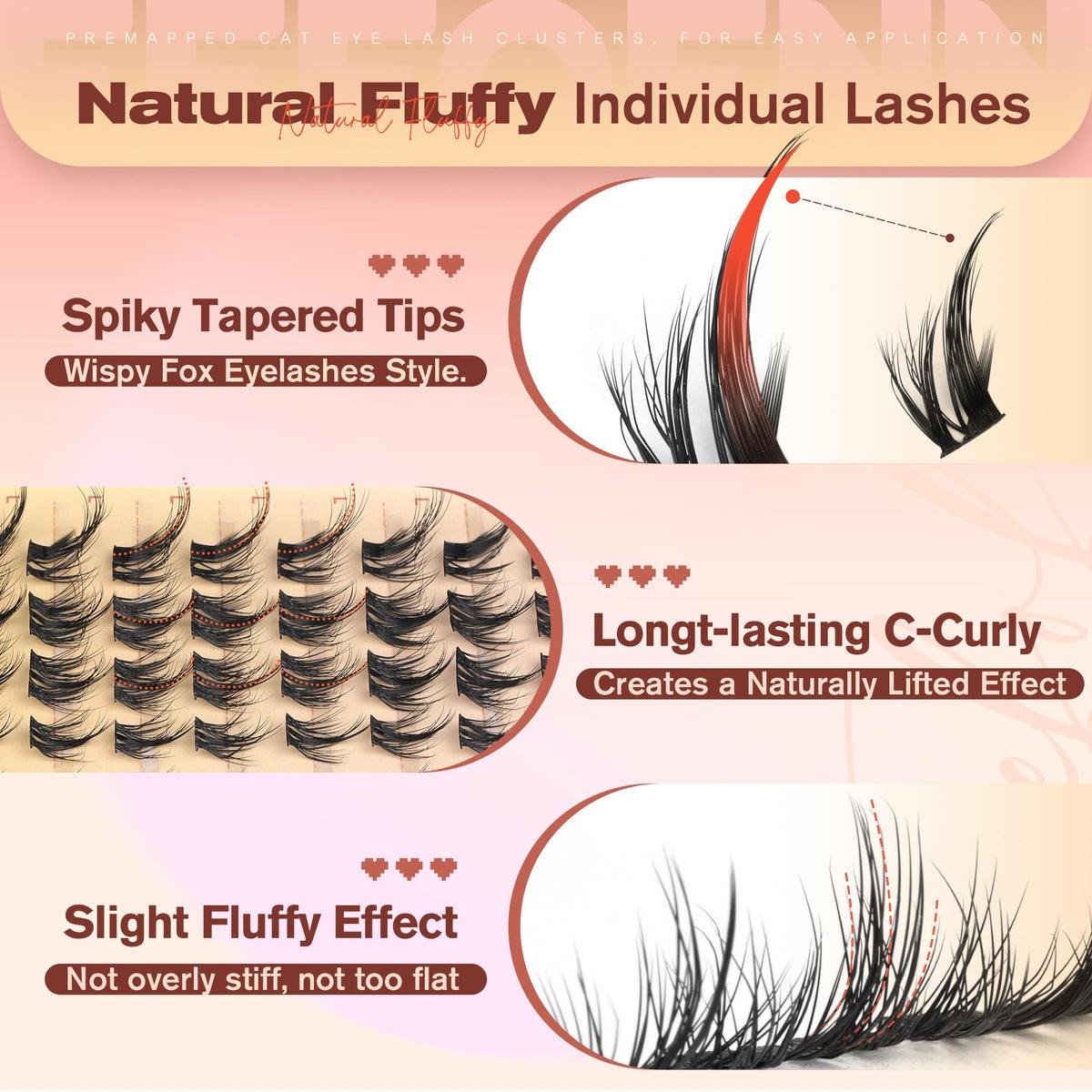 All-in-one kit including lashes and tweezers