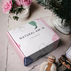 All items included in NATURAL AMOR Lavender Spa Gift Set