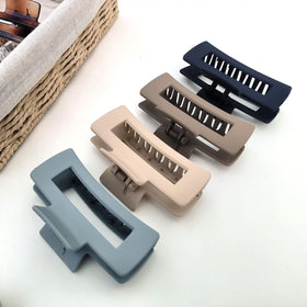 All six Nalodu Rectangle Hair Claw Clips displayed together
