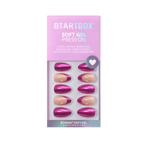 All sizes of BTArtbox Press On Nails displayed on table