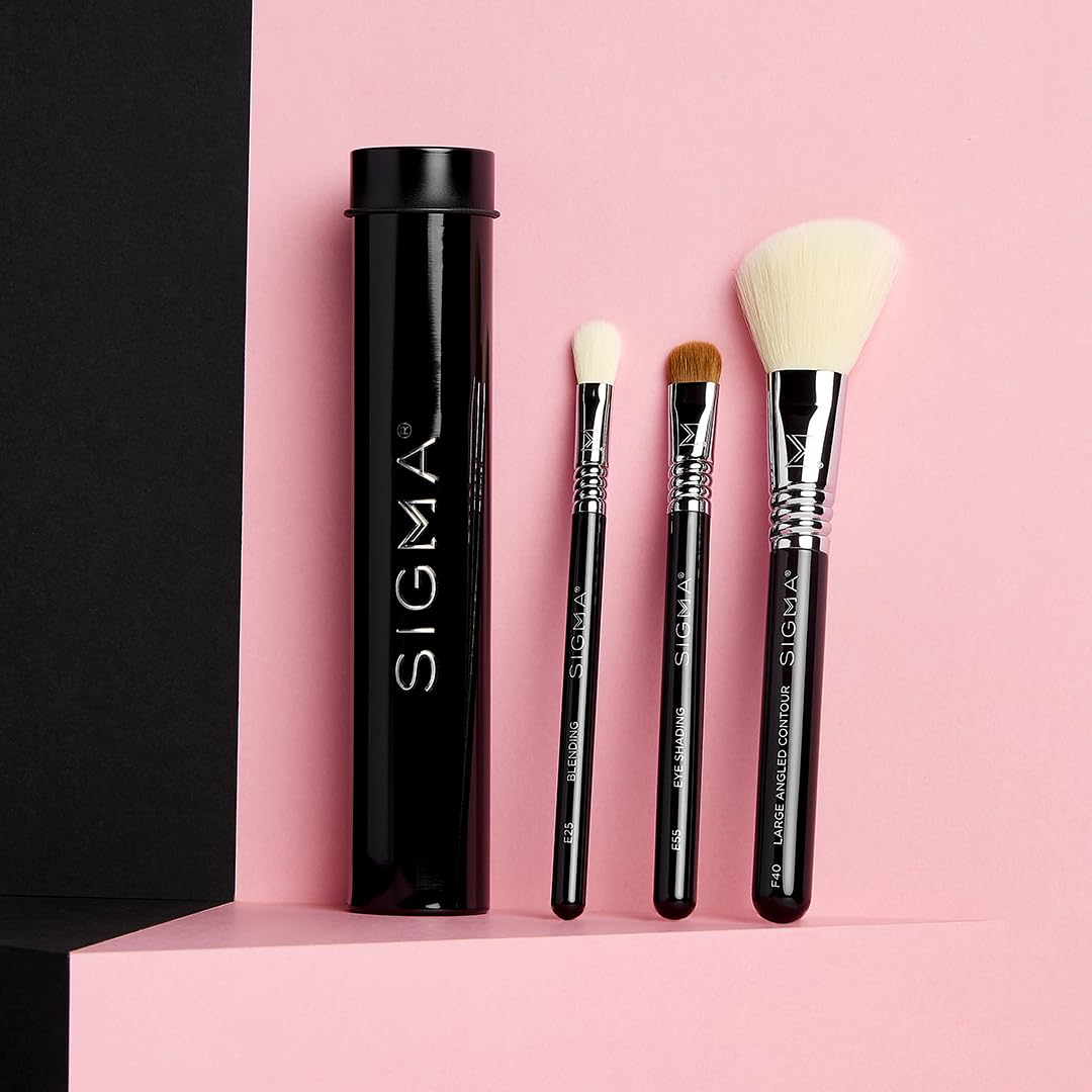 All three SIGMA BEAUTY brushes displayed together on a white background