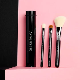 All three SIGMA BEAUTY brushes displayed together on a white background