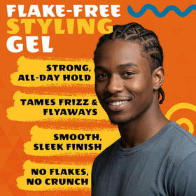 AllDay Locks Braid Gel 64 Oz bucket side view