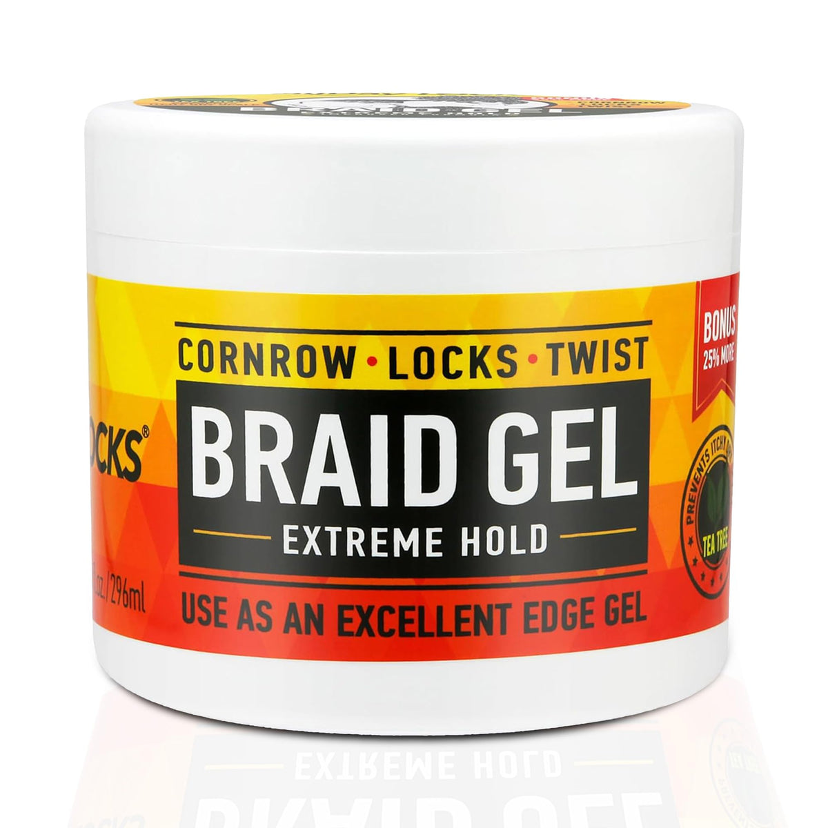 AllDay Locks Braid Gel Extreme Hold 10 Oz front view