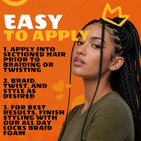 AllDay Locks Braid Gel Extreme Hold 10 Oz packaging