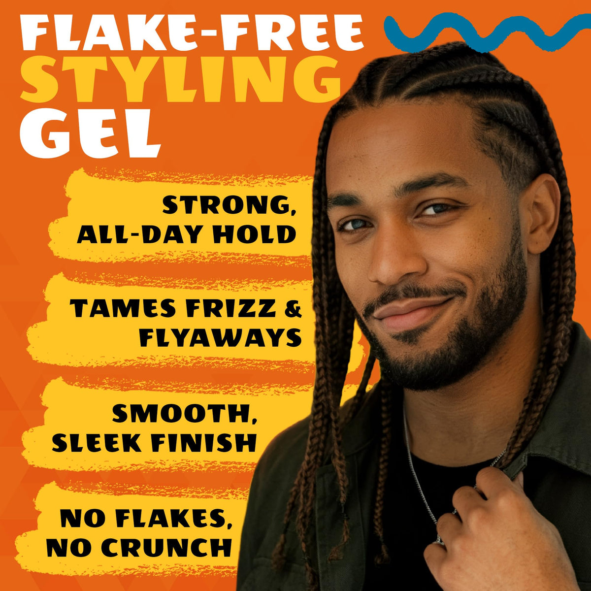 AllDay Locks Braid Gel Extreme Hold 10 Oz side view