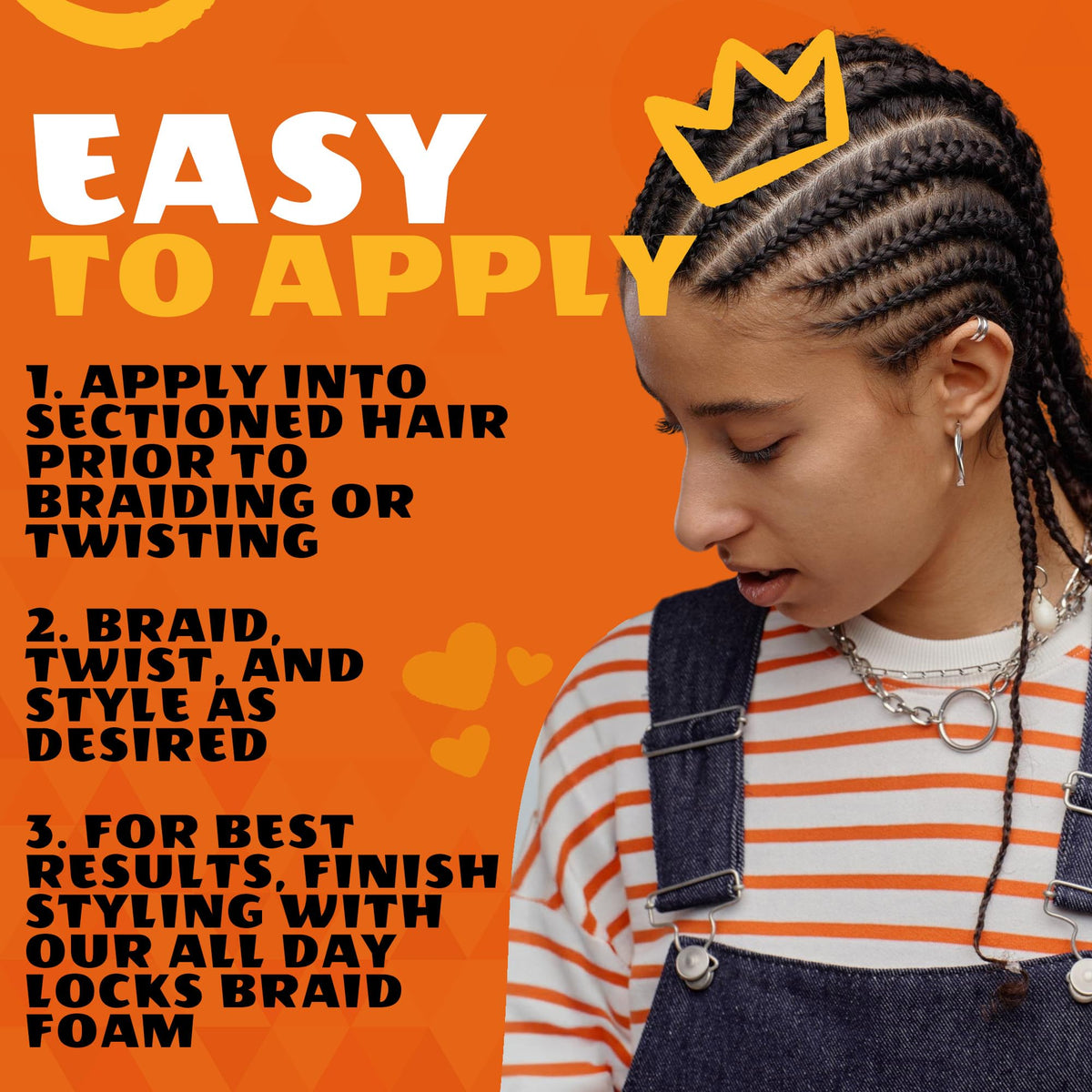 AllDay Locks Braid Gel ingredients list